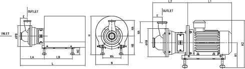 Самовсасывающий насос CIP-L-30-5